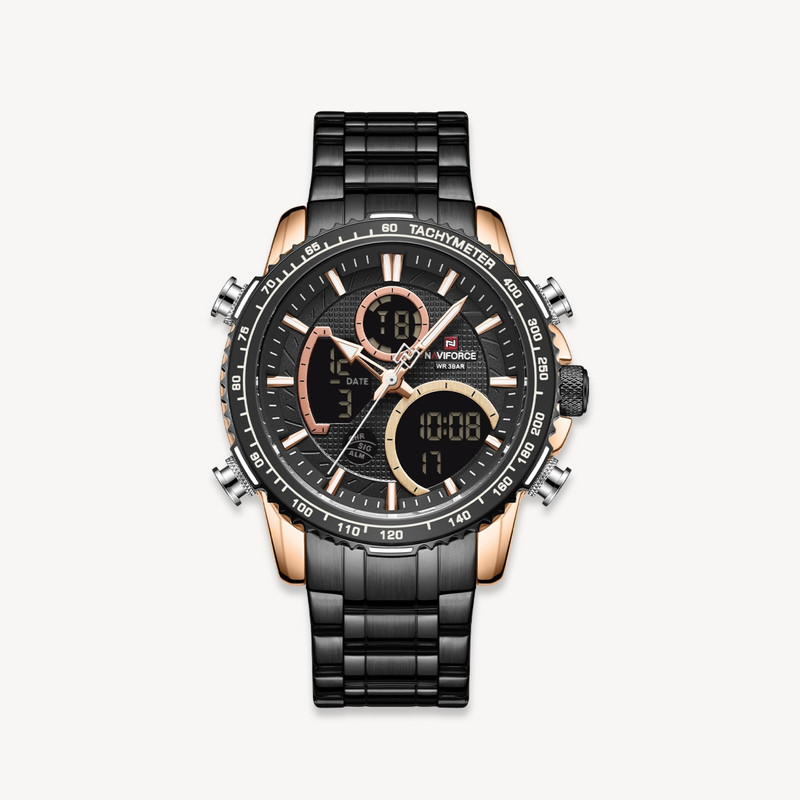 ساعت مچی عقربه‌ای مردانه نیوی فورس مدل 9182BK