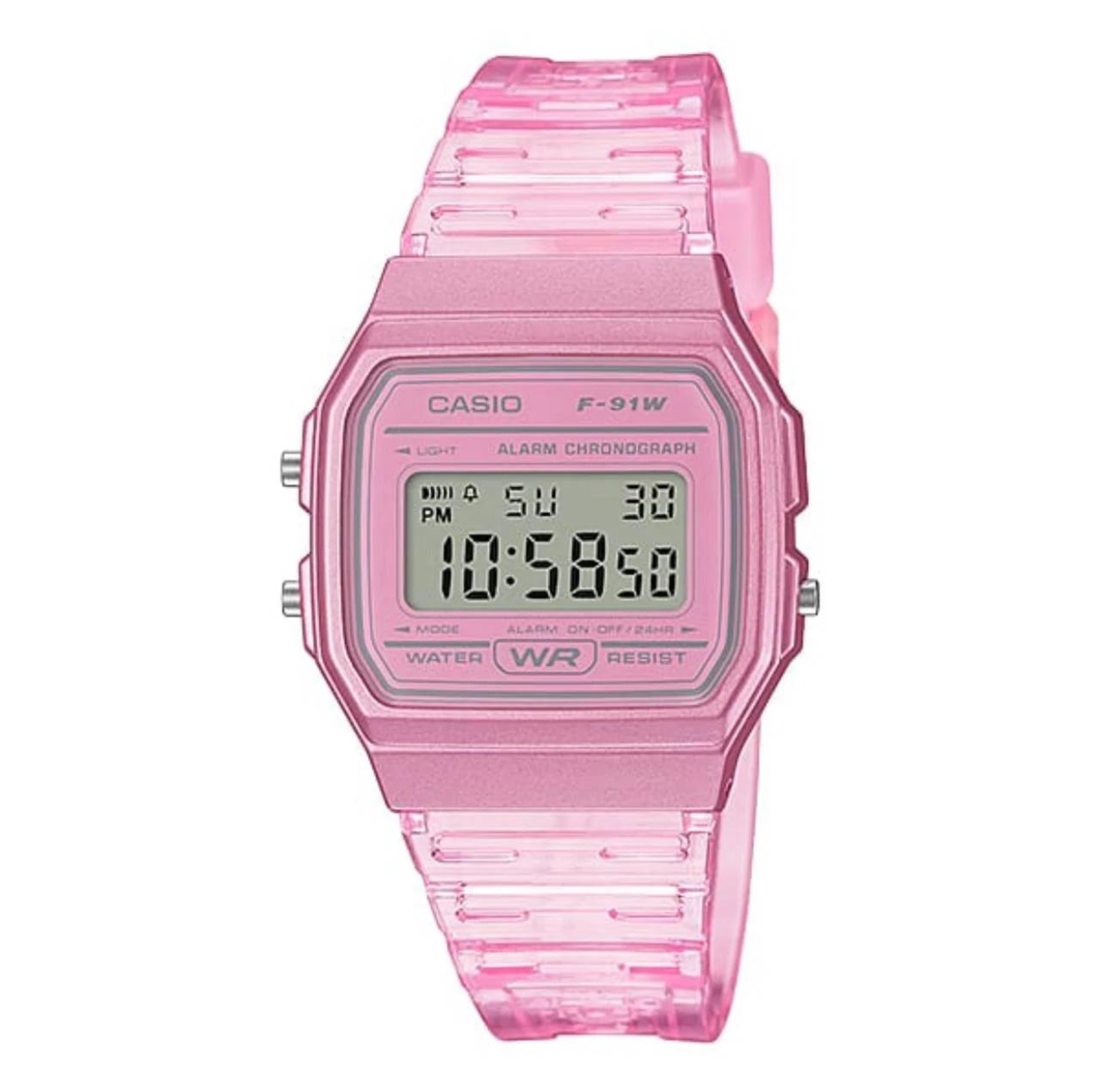 ساعت مچی ، زنانه کاسیو اصل  صورتی CASIO F-91WS-4D