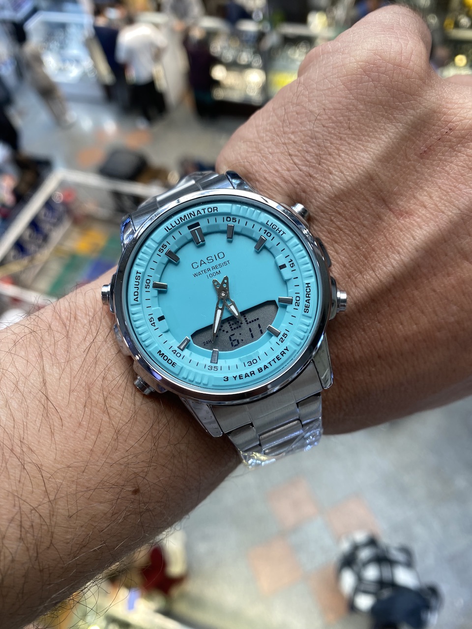 ساعت کاسیو مردانه  های کپی مستر تیفانیCasio AMW-880D-1AV