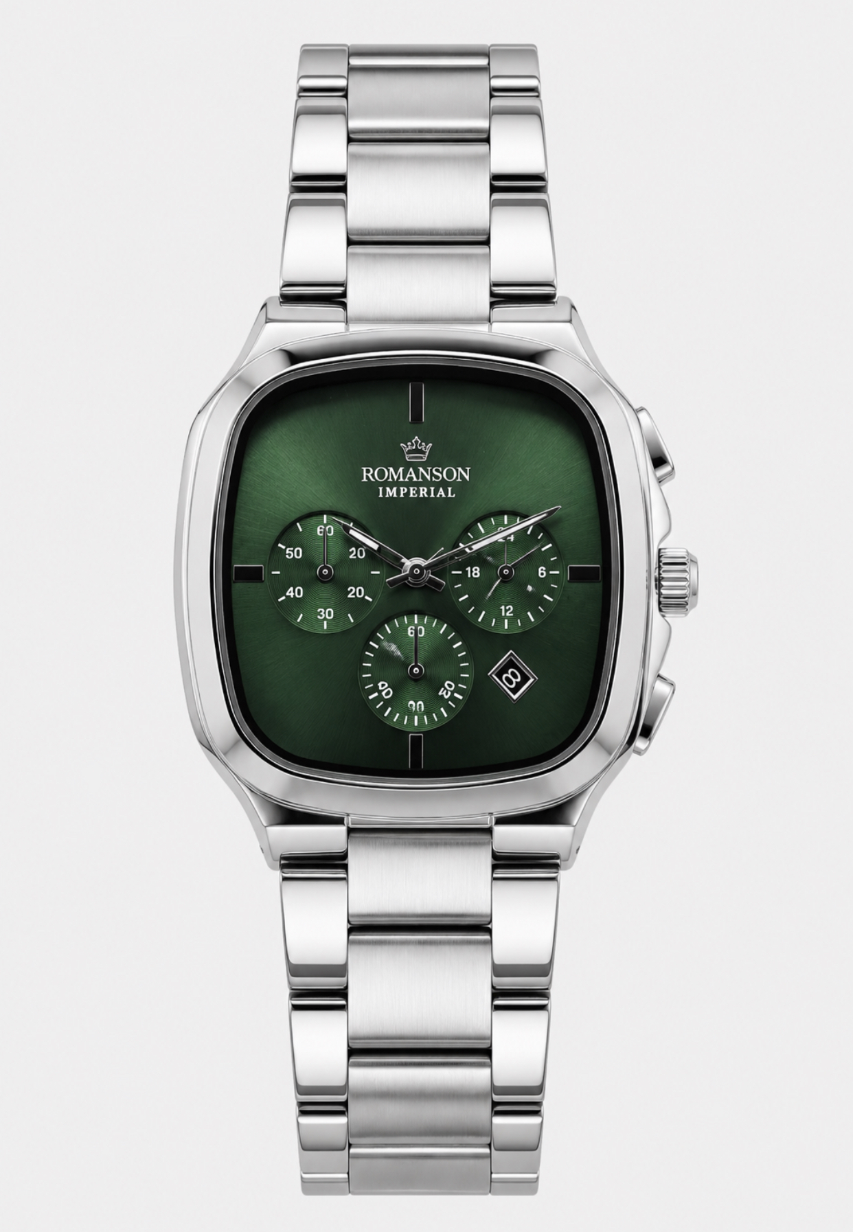 ساعت اصل شرکتی  رومانسون ایمپریال  کد ۵۳۱۴ استیل سبز